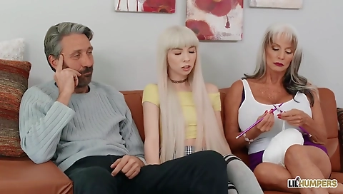 Sexy young blonde's sexy lingerie