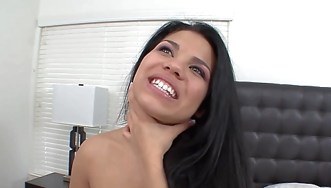 Sexy young chick gets banged hard