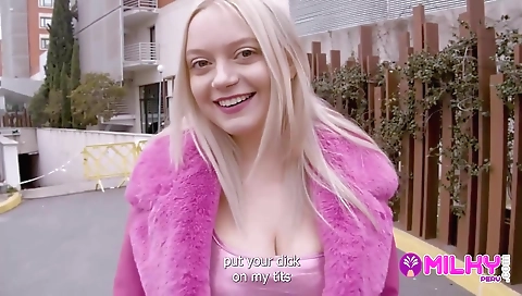 Sexy young blonde in anal and fucking