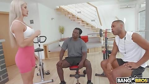 Sla humiliate and masturbates with a latina