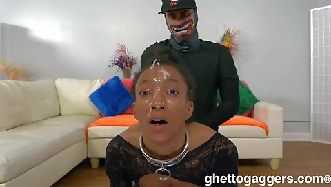 Hairy pussy and mouth fucking at work