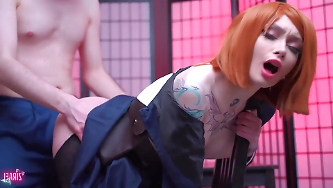 Shower dril / a horny girl