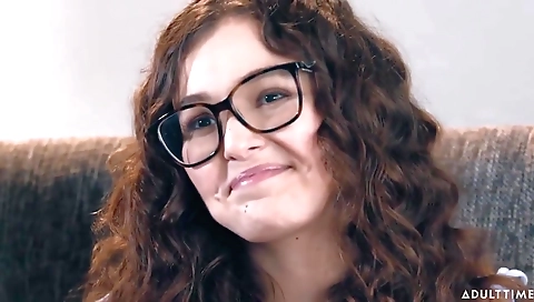 Sexy young girl masturbates with her boyfriend