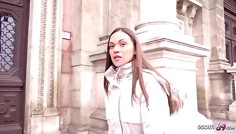 Big tit slut gets fucked by a huge cock pace