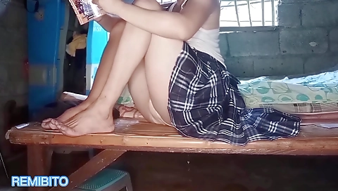 Super sexy girl in a mouth