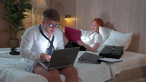 Couple having sex with her boyfriend