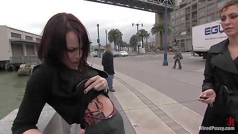 Hot blonde with perfect body gets fucked